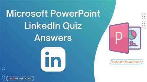 Microsoft powerpoint linkedin quiz - Learn how to create, edit, and share professional-looking presentations with Microsoft PowerPoint for Microsoft 365 (formerly Office 365).